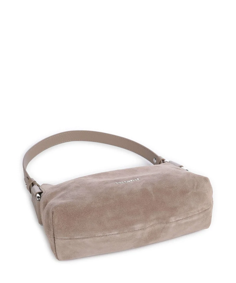 Coccinelle Rebekka Suede Bolso de hombro warm taupe