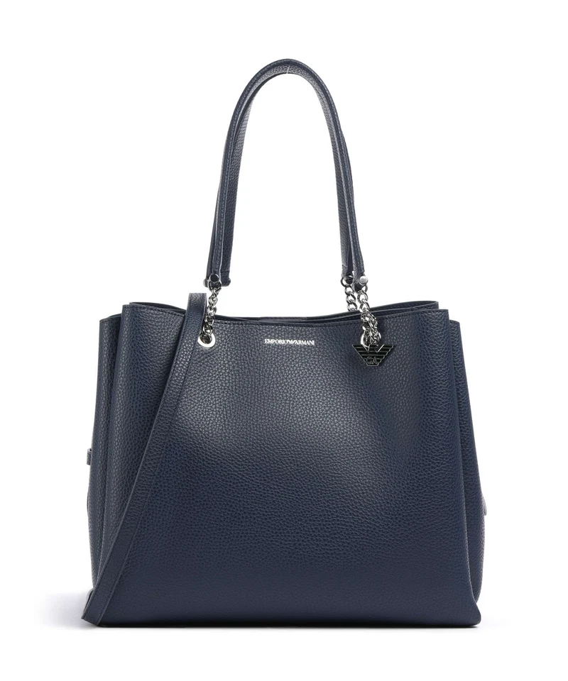 Emporio Armani Annie Bolsa shopping blu marina