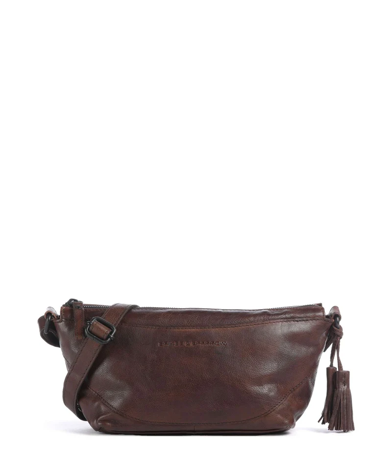 Spikes & Sparrow Apache Piperel Bandolera dark brown