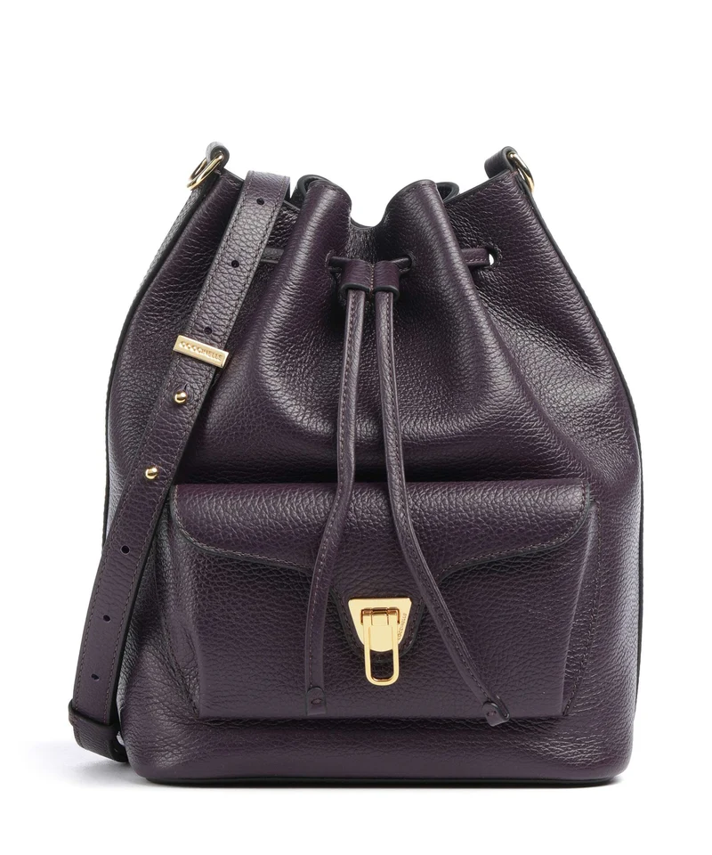 Coccinelle Beat Generation Bucket bolso de mano prune