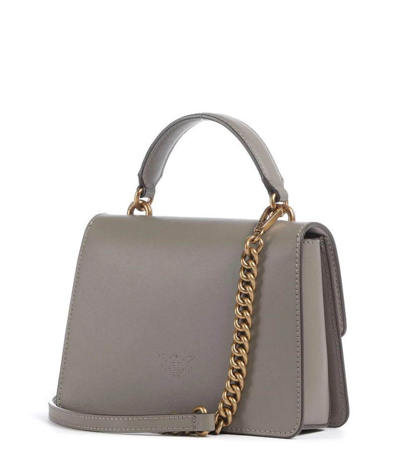 Pinko Love One Mini Bolso de mano noce/antique gold
