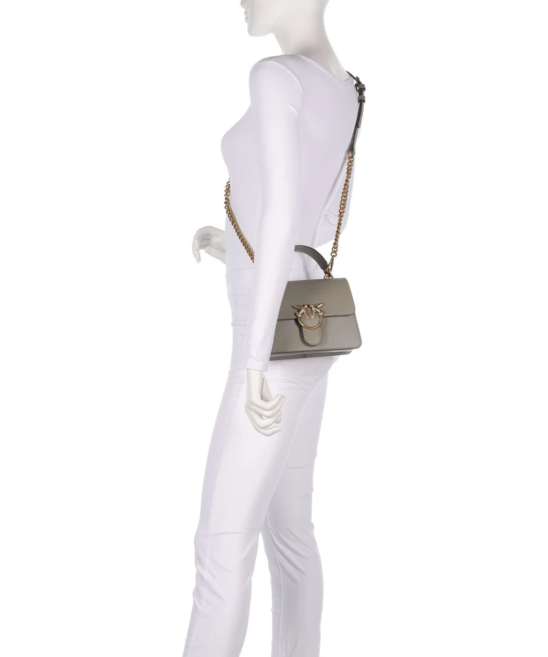 Pinko Love One Mini Bolso de mano noce/antique gold