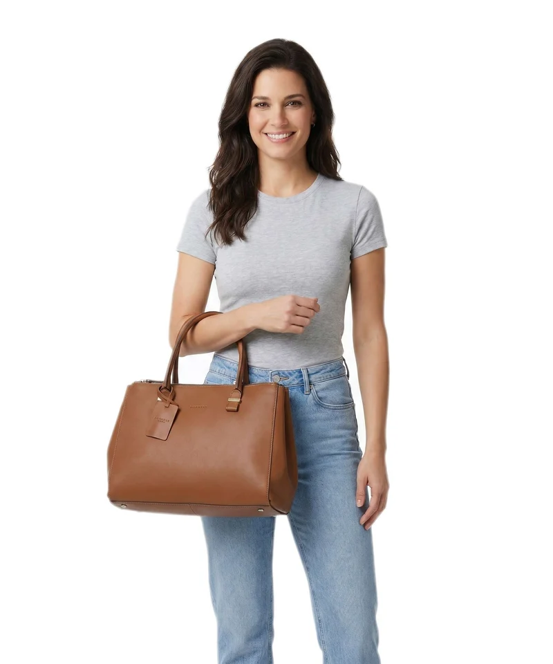 Burkely Vintage Wieske Bolso de mano cognac
