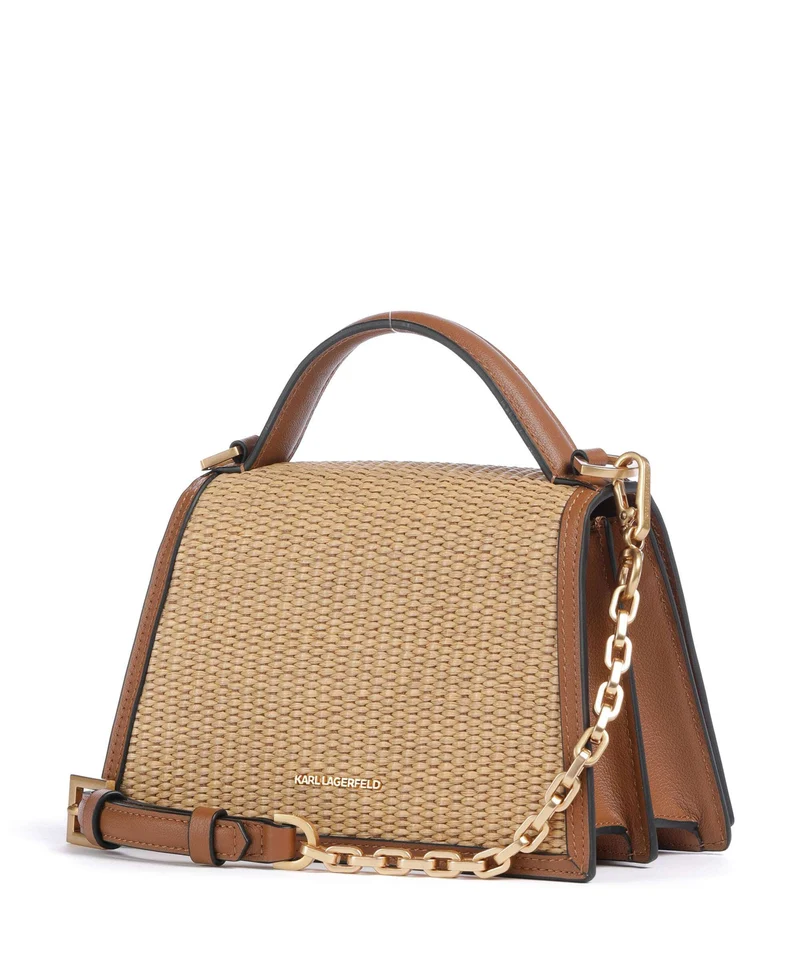 Karl Lagerfeld K/Signature 2.0 Bandolera natural/tan
