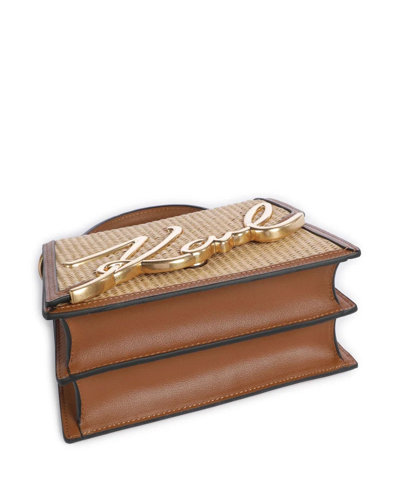 Karl Lagerfeld K/Signature 2.0 Bandolera natural/tan