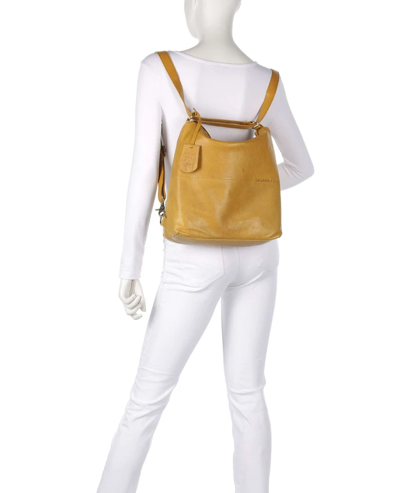 Burkely Natural Norah Bolso mochila yolk yellow