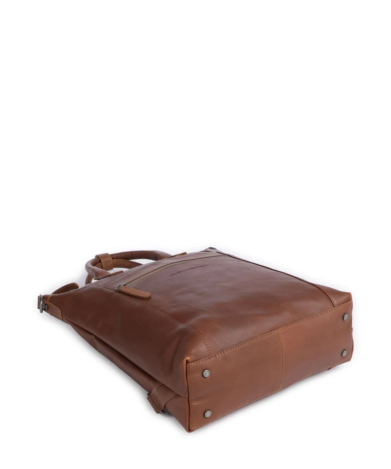 The Chesterfield Brand Wax Pull Up Cow Luisa Bolso mochila cognac
