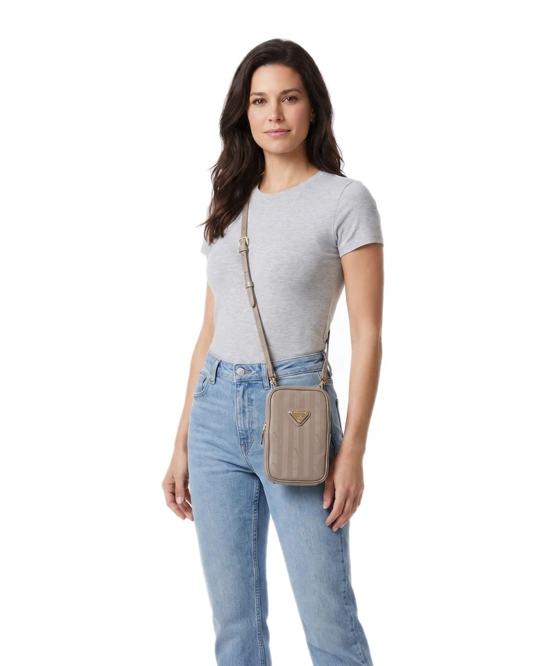 Maison Mollerus Vinerus Wildhorn Bolsa para móvil taupe