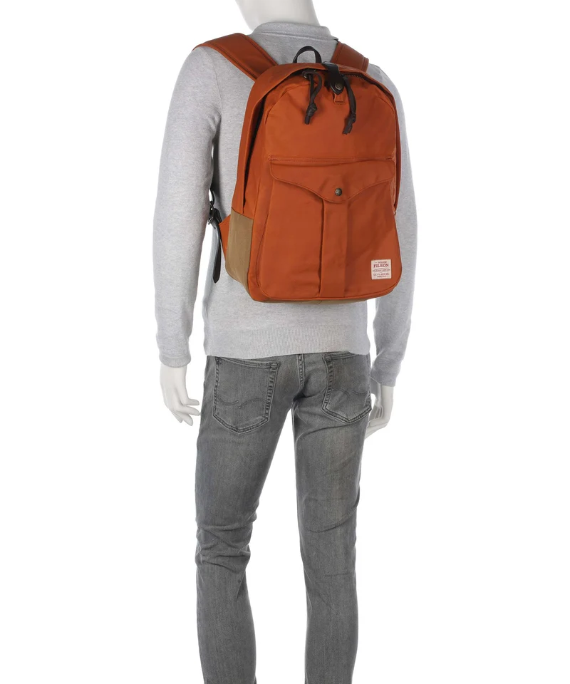 Filson Oil Finish Tin Cloth Journeyman Mochila rust