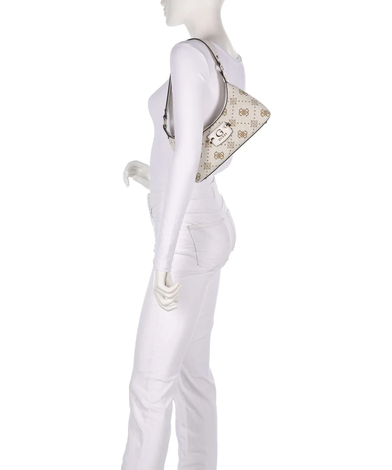 Guess Neda 4G Peony Logo Bolso de hombro offwhite logo