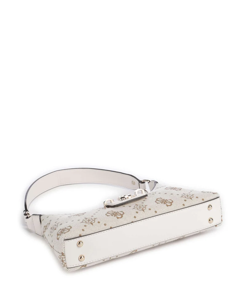 Guess Neda 4G Peony Logo Bolso de hombro offwhite logo
