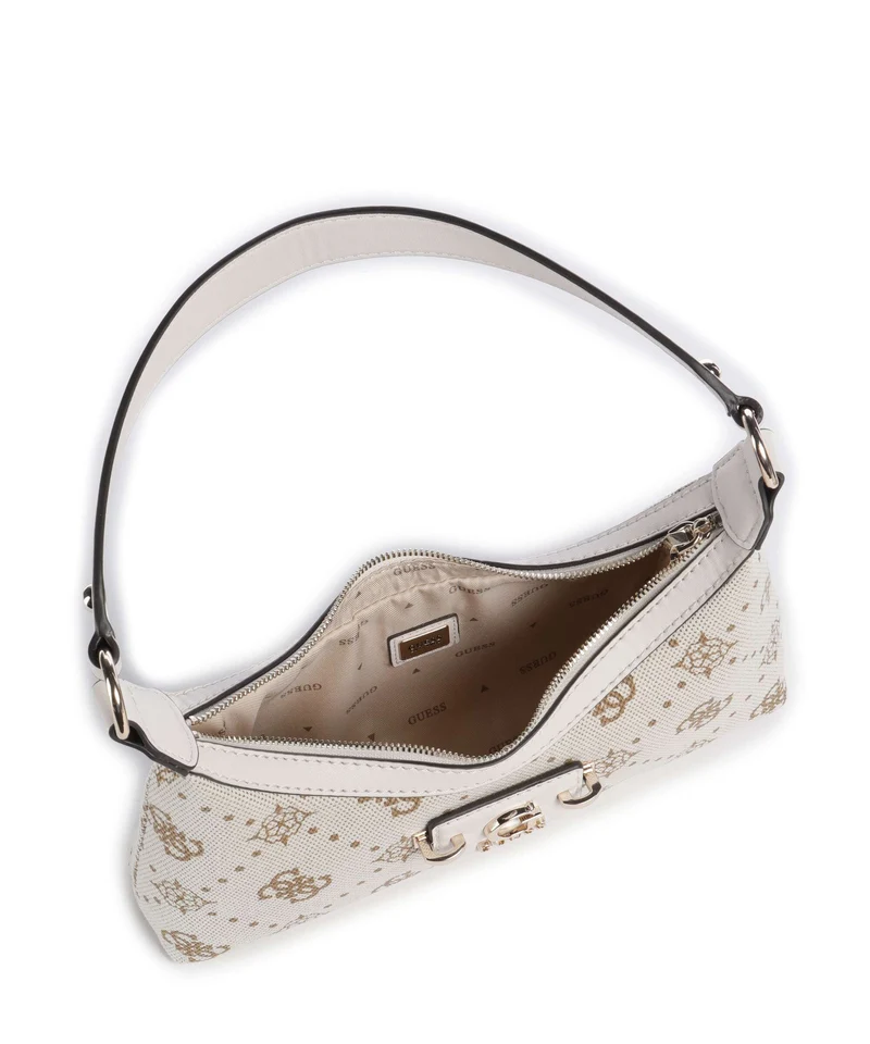 Guess Neda 4G Peony Logo Bolso de hombro offwhite logo