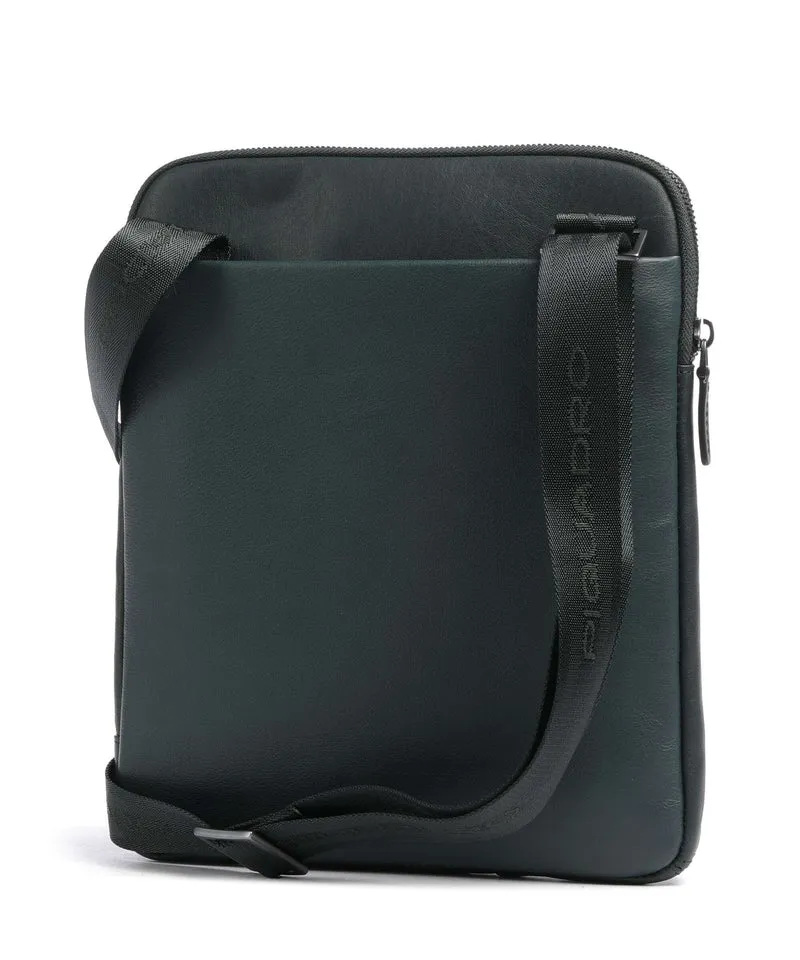 Piquadro Black Square Bandolera verde bosco/verde oliva