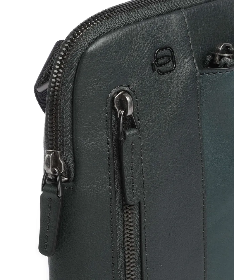 Piquadro Black Square Bandolera verde bosco/verde oliva