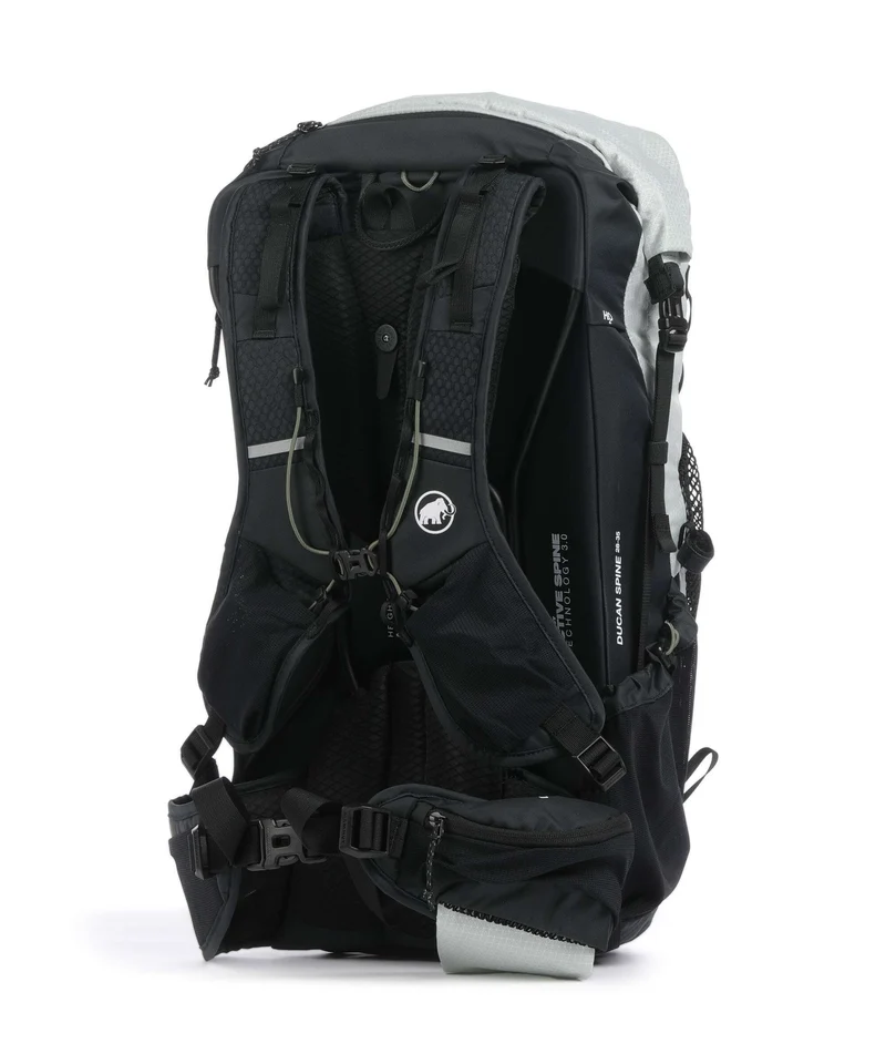 Mammut Ducan Spine 28-35 Mochila de senderismo silver sage/black