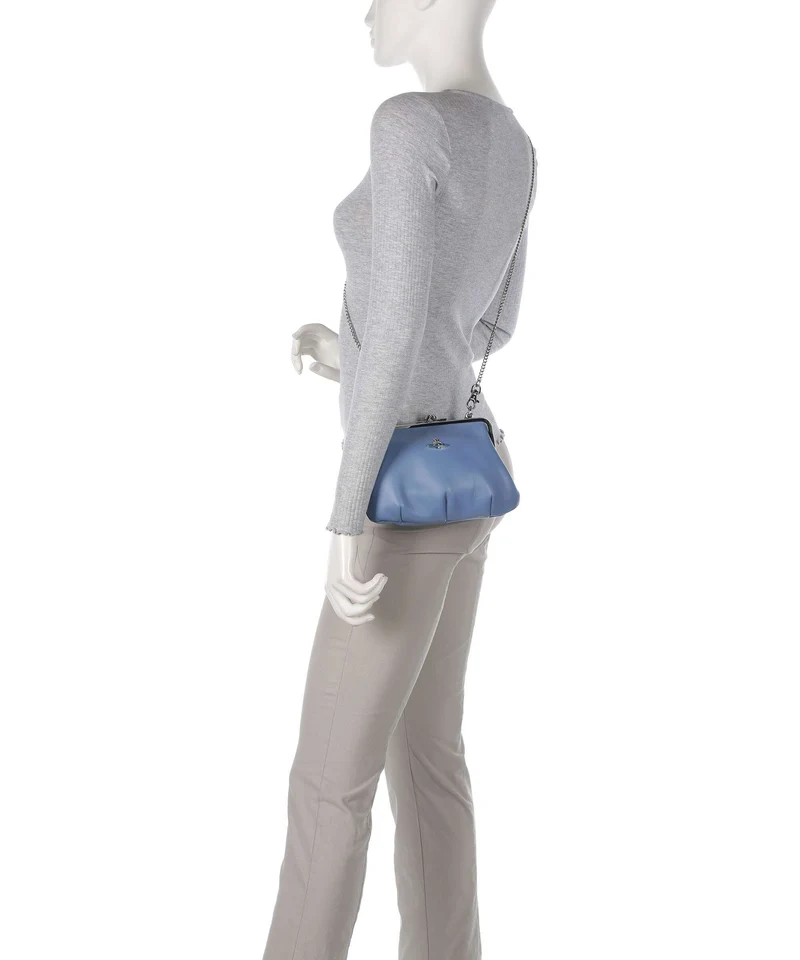 Vivienne Westwood Granny Frame Nappa Bandolera blue
