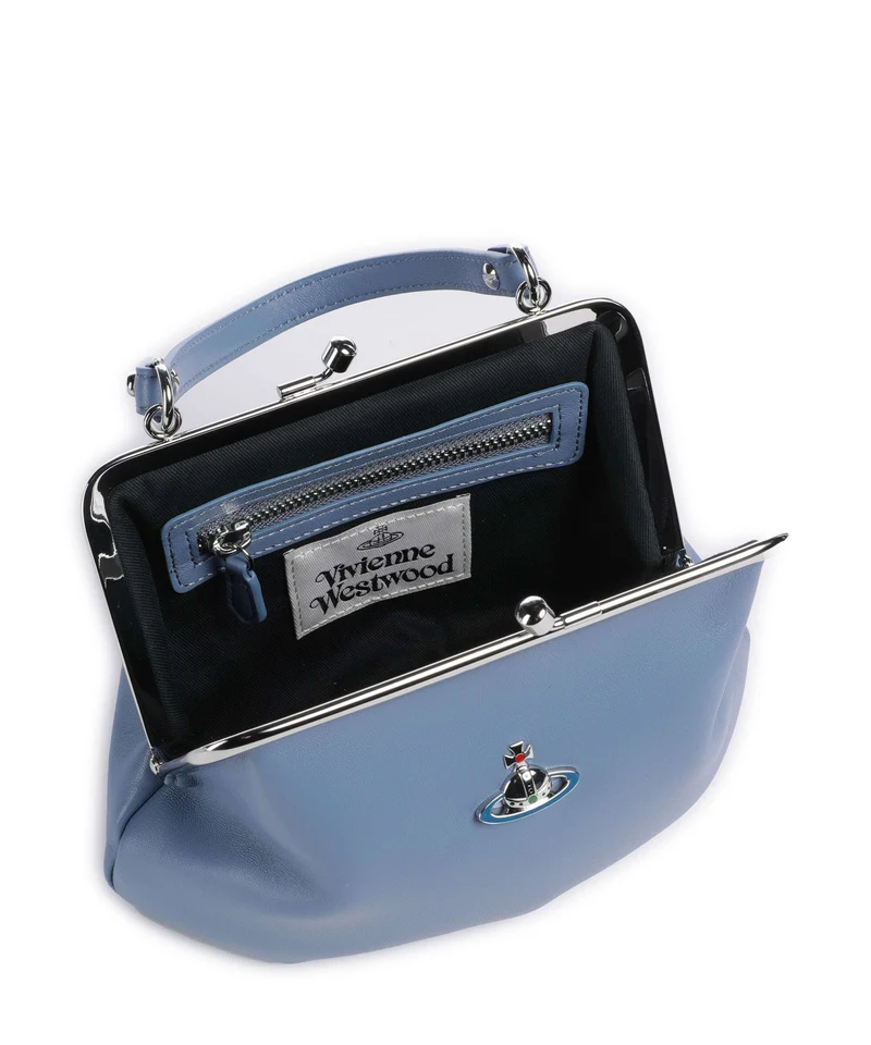 Vivienne Westwood Granny Frame Nappa Bandolera blue