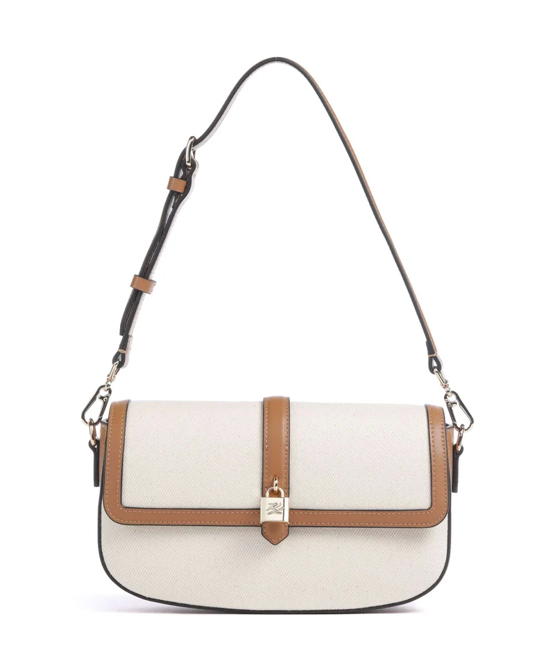 Karl Lagerfeld K/Autograph Bolso de hombro canvas caramel
