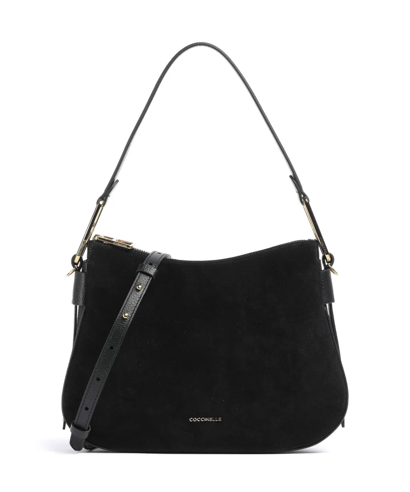 Coccinelle Magie Suede Bolso de hobo noir