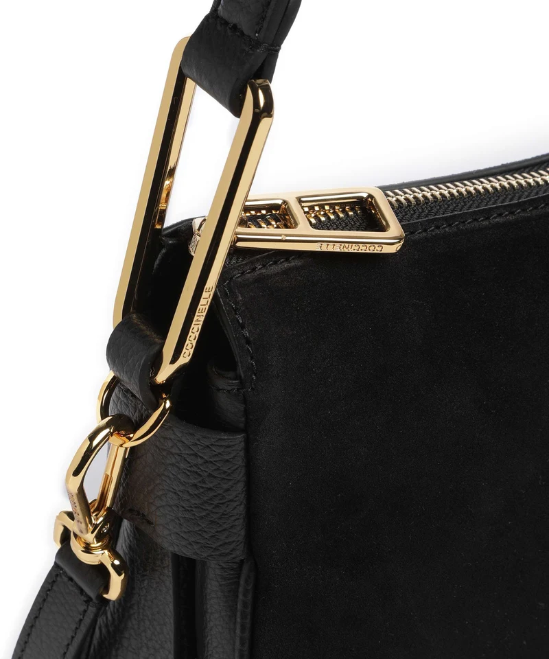 Coccinelle Magie Suede Bolso de hobo noir
