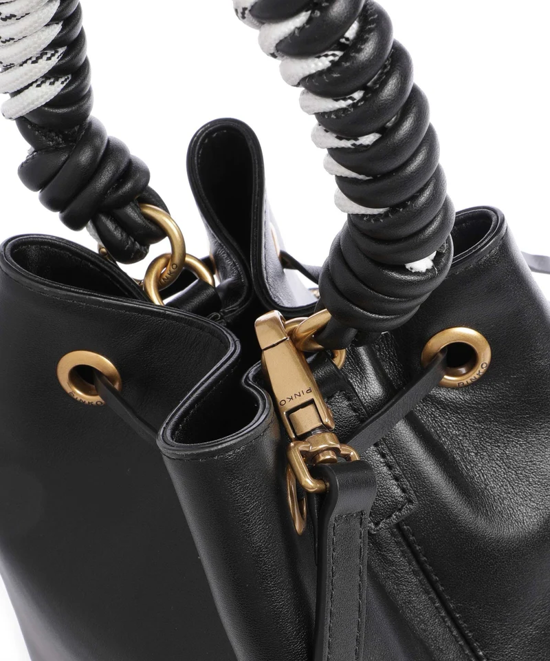 Pinko Cargo Bucket bolso de mano nero/antique gold