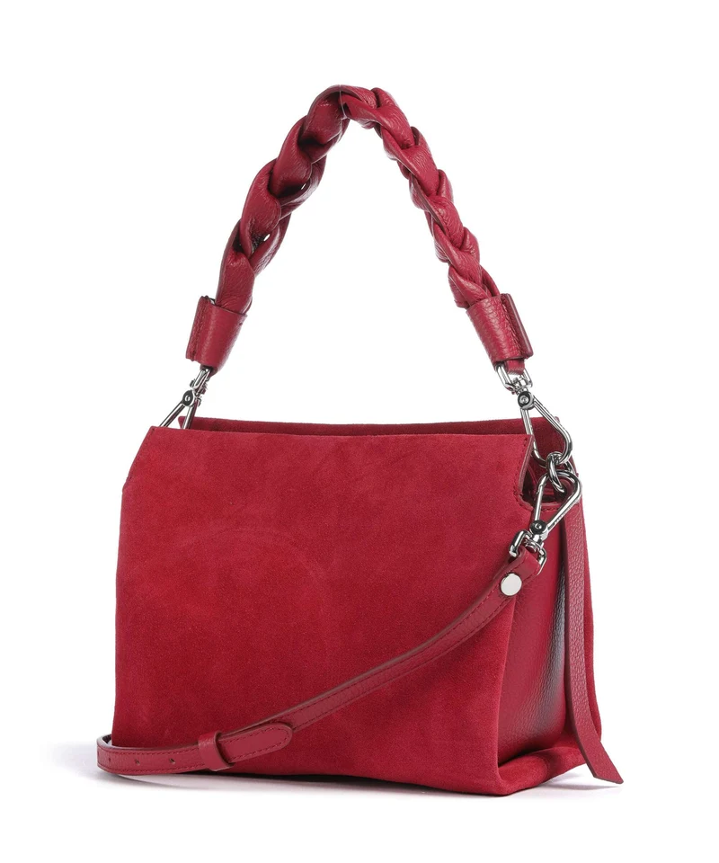 Coccinelle Boheme Suede Bolso de mano sangria