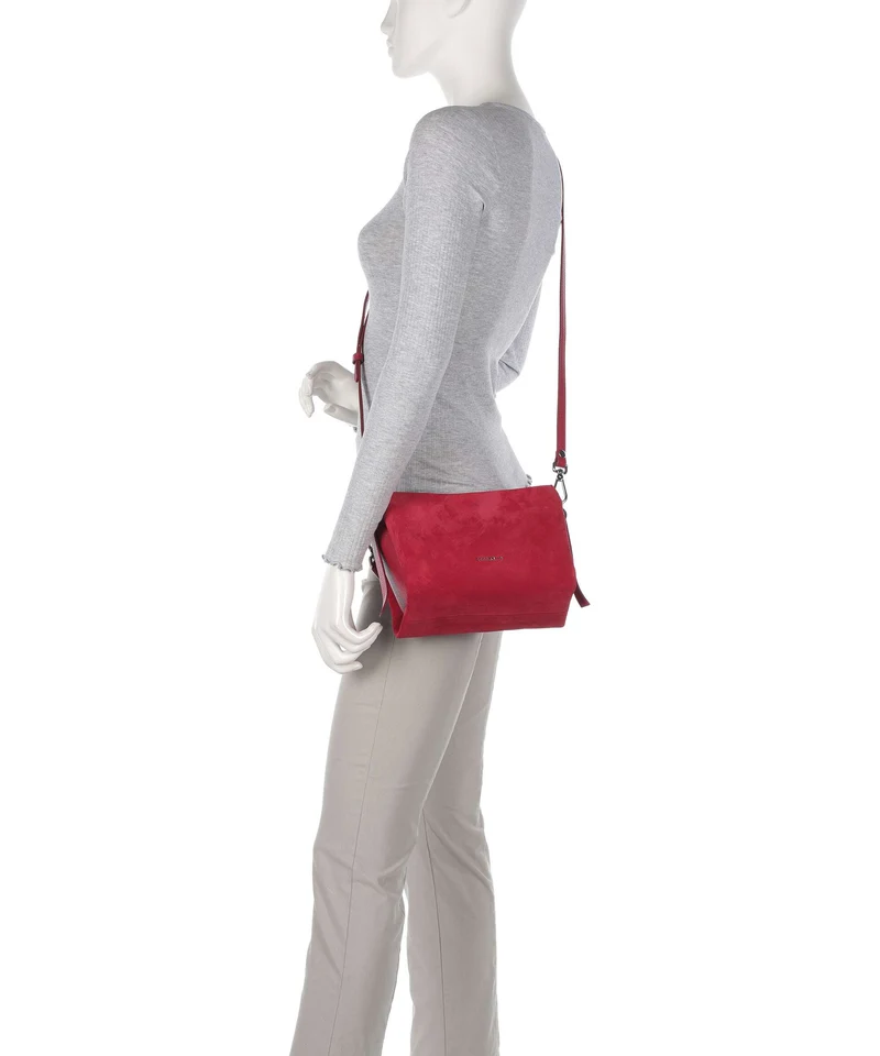Coccinelle Boheme Suede Bolso de mano sangria
