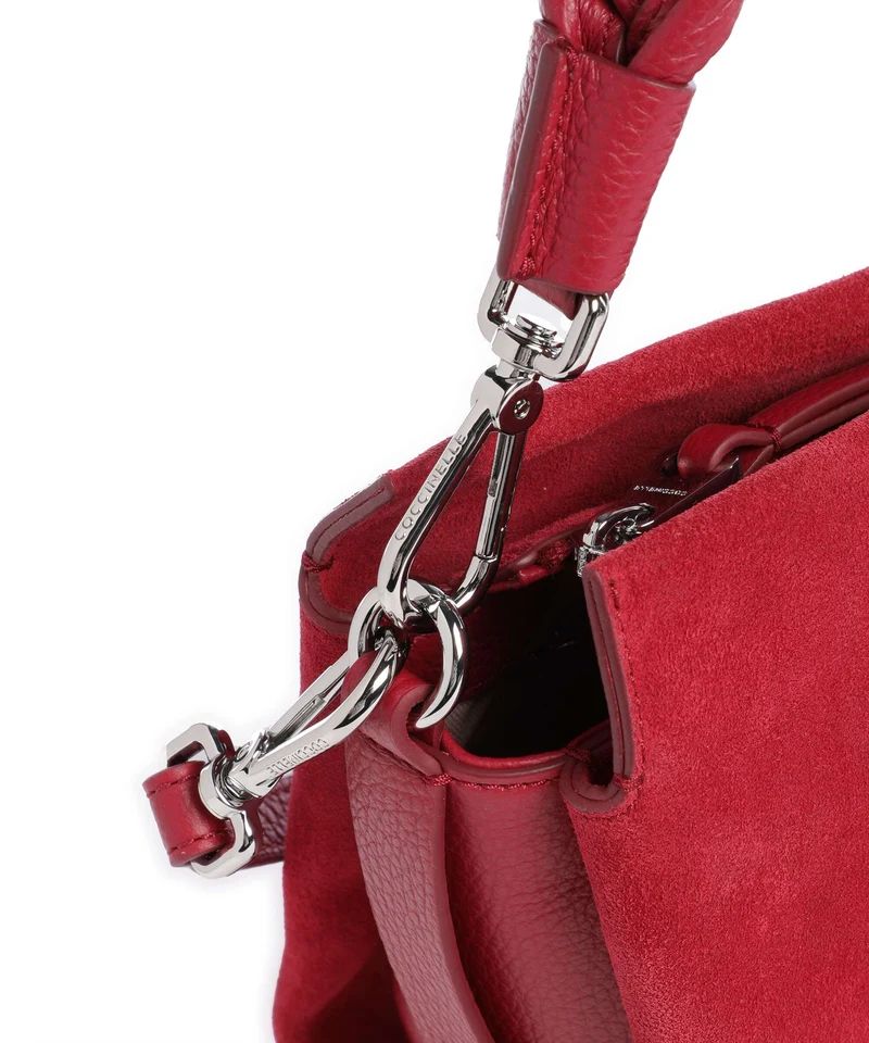 Coccinelle Boheme Suede Bolso de mano sangria