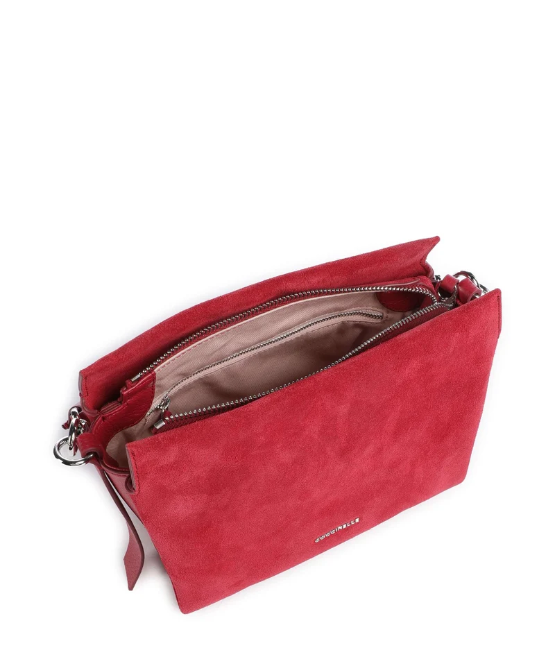 Coccinelle Boheme Suede Bolso de mano sangria