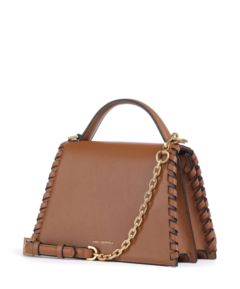 Karl Lagerfeld K/Signature 2.0 Bolso de mano dark tan