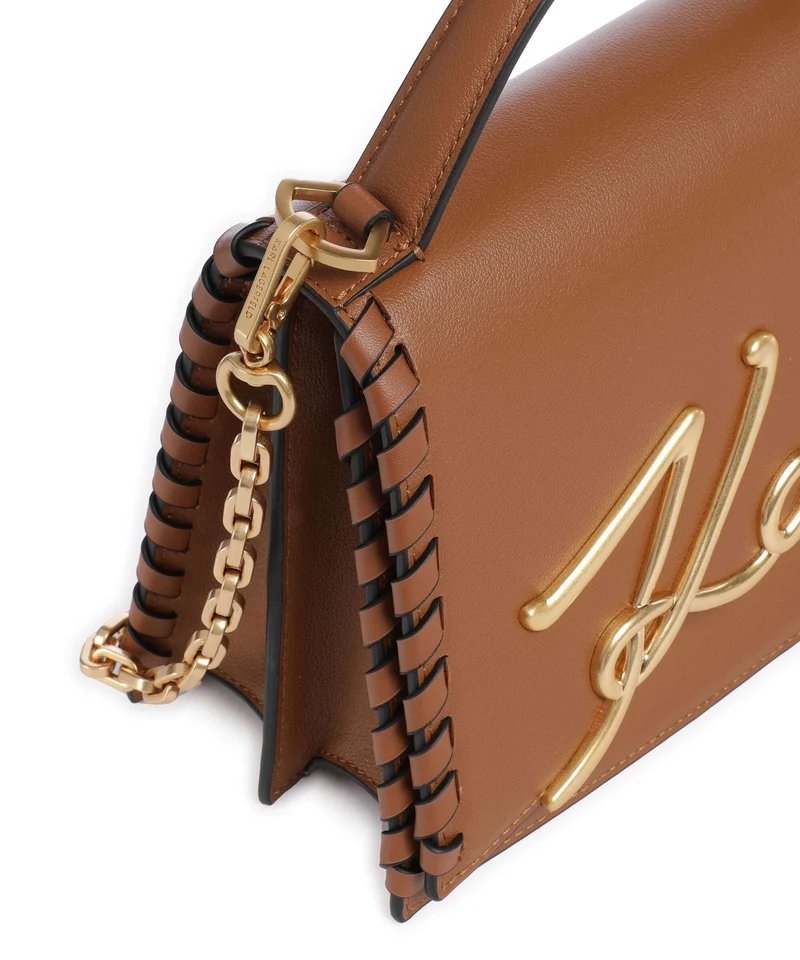 Karl Lagerfeld K/Signature 2.0 Bolso de mano dark tan