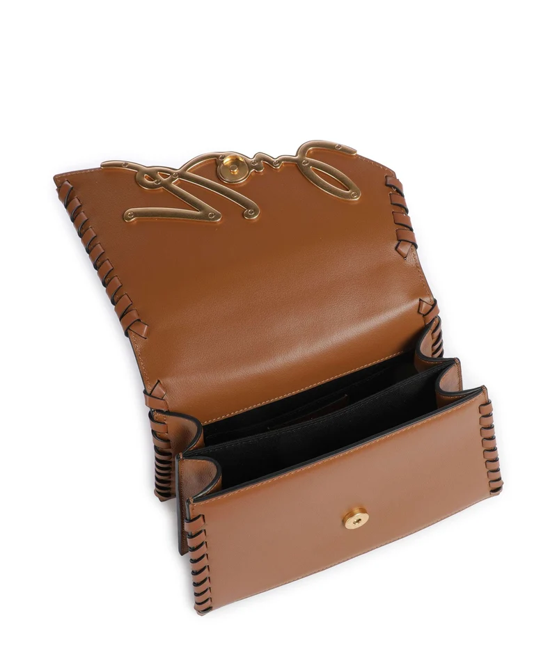 Karl Lagerfeld K/Signature 2.0 Bolso de mano dark tan