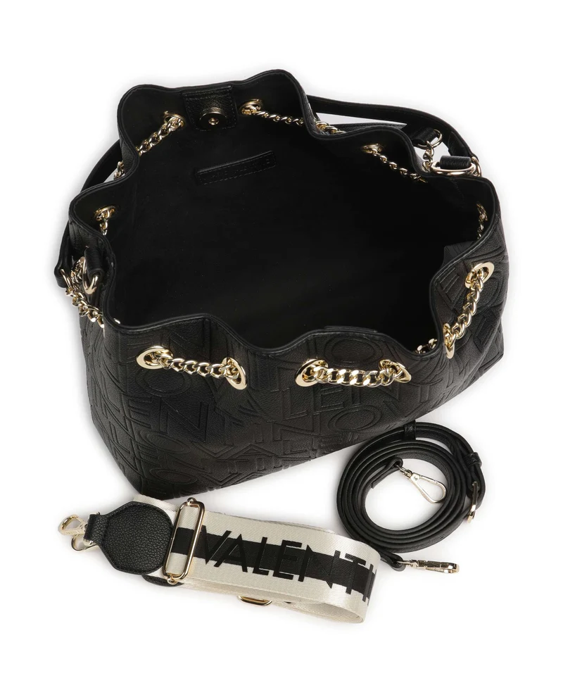 Valentino Bags Pansy Bucket bolso de mano nero