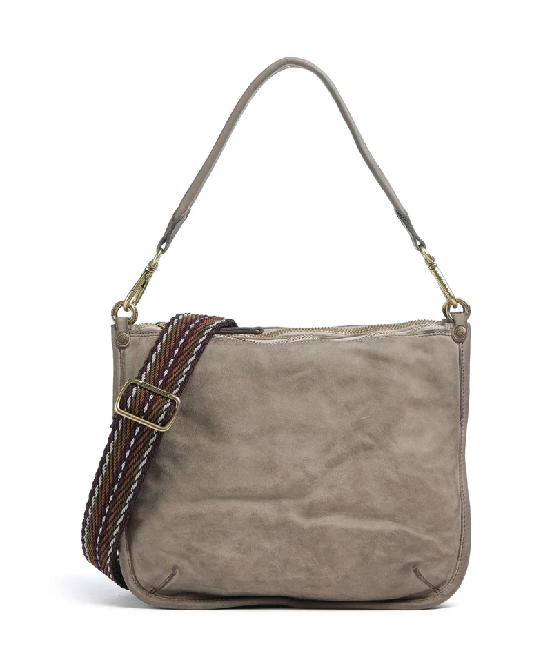 Campomaggi Bolso de hombro cemento