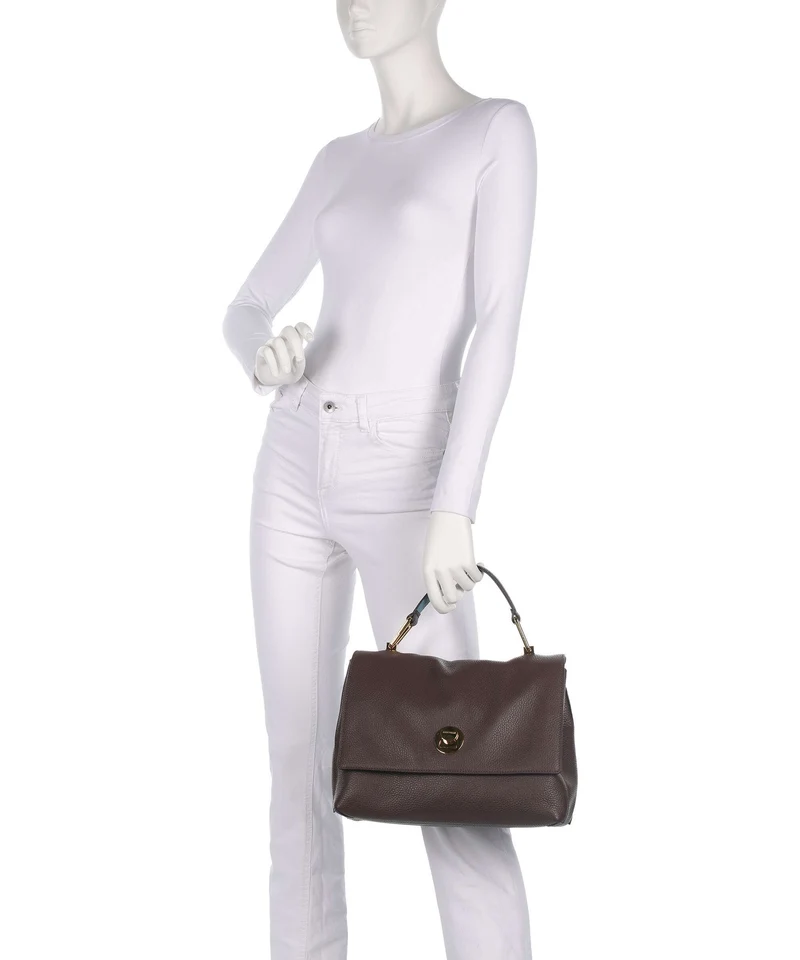 Coccinelle Liya Bolso de mano brunette/arctic blue