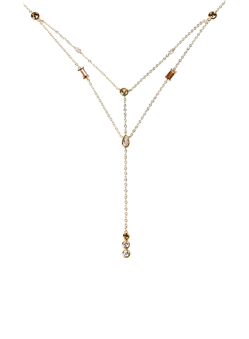 Collar Doble Circonitas