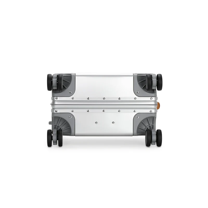 GREENWICH set de maletas Aluminio con asa Piel Vegana NEW YORK 2.0