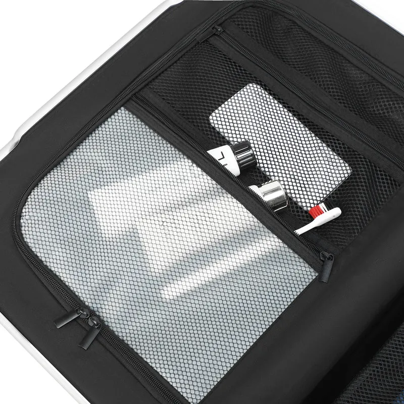 GREENWICH set de maletas Aluminio con asa Piel Vegana NEW YORK 2.0
