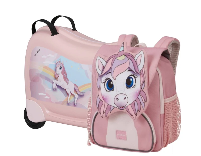 SAMSONITE pack mochila infantil SAMMIES DISNEY + correpasillos DREAM2GO UNICORN TESS)