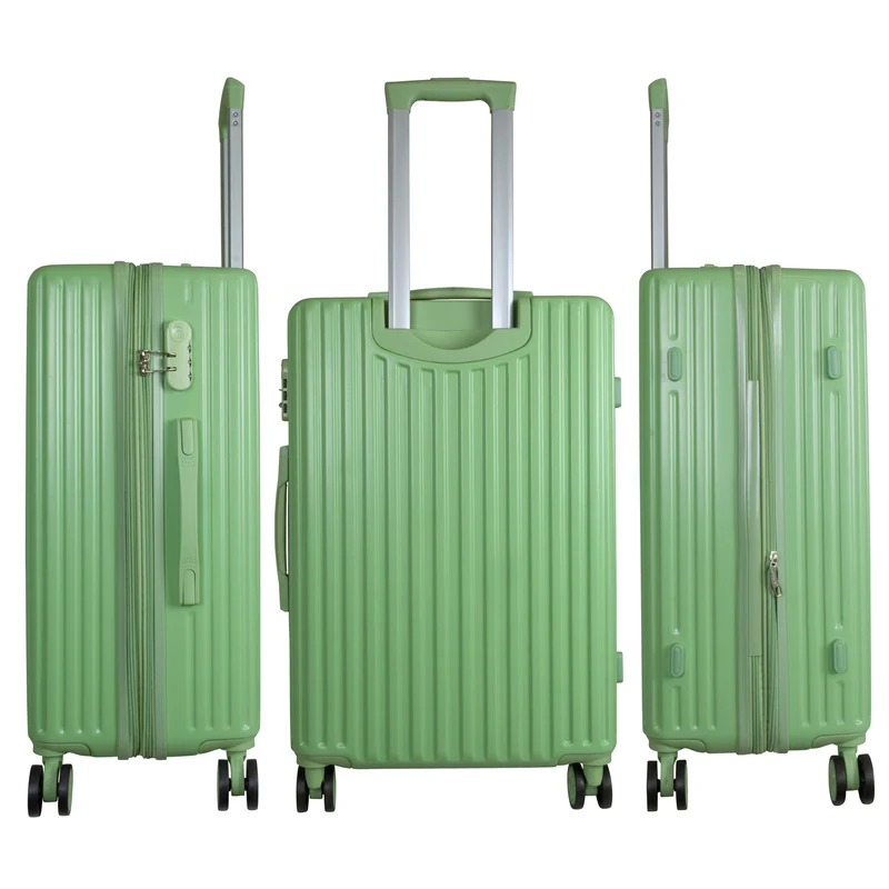 Handgepäck Boarding-Koffer Größe 55cm Hartschale Portofino grün