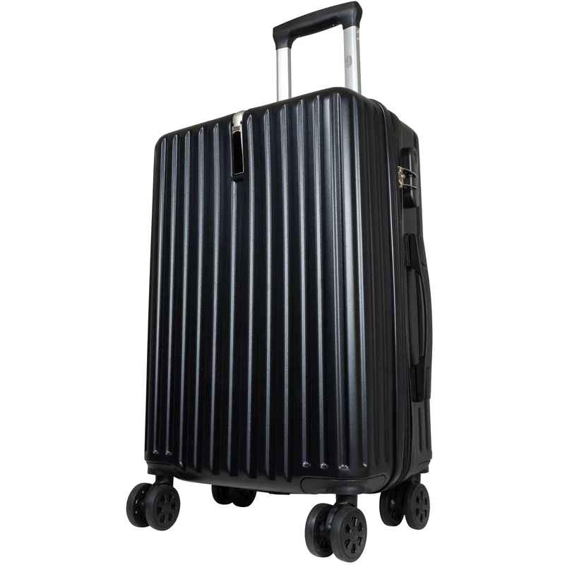 Handgepäck Boarding-Koffer Größe 55cm Hartschale Portofino schwarz