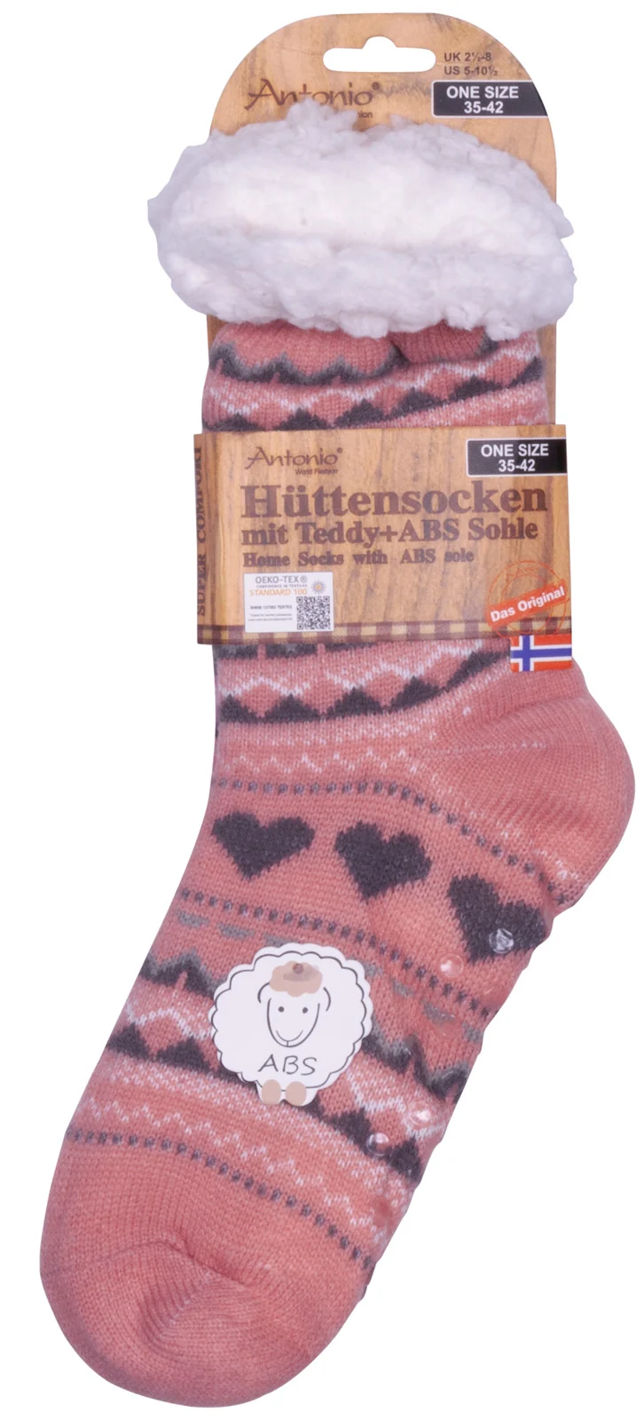 Damen Hüttensocken 'New Hearts Fashion'