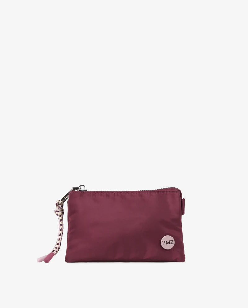 MONEDERO TRICOLOR BURDEOS