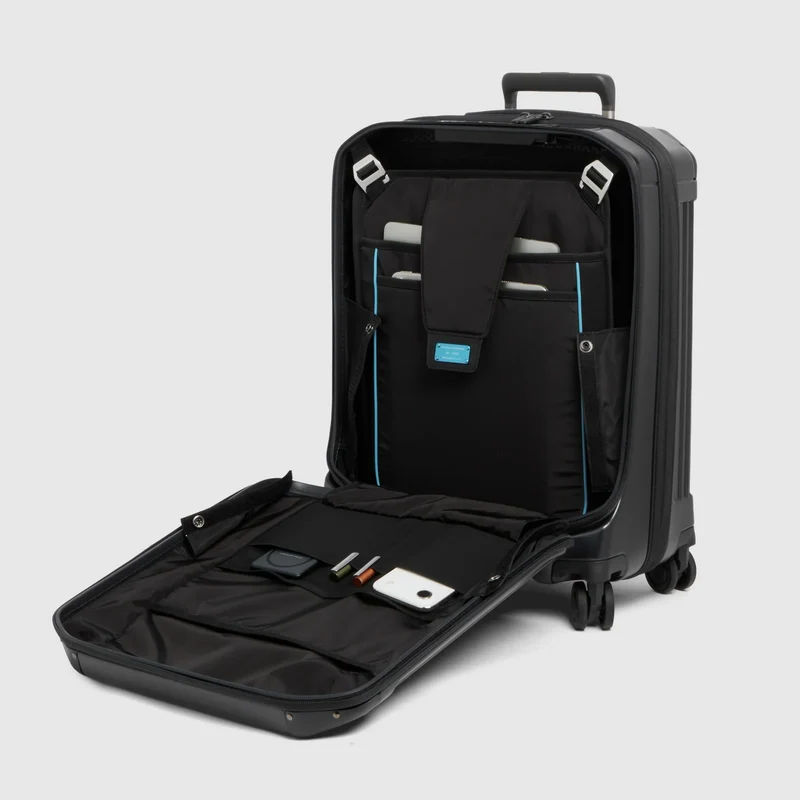 PIQUADRO MALETA DE CABINA PQ LIGHT PARA PORTÁTIL 17,3" CON APERTURA DOBLE