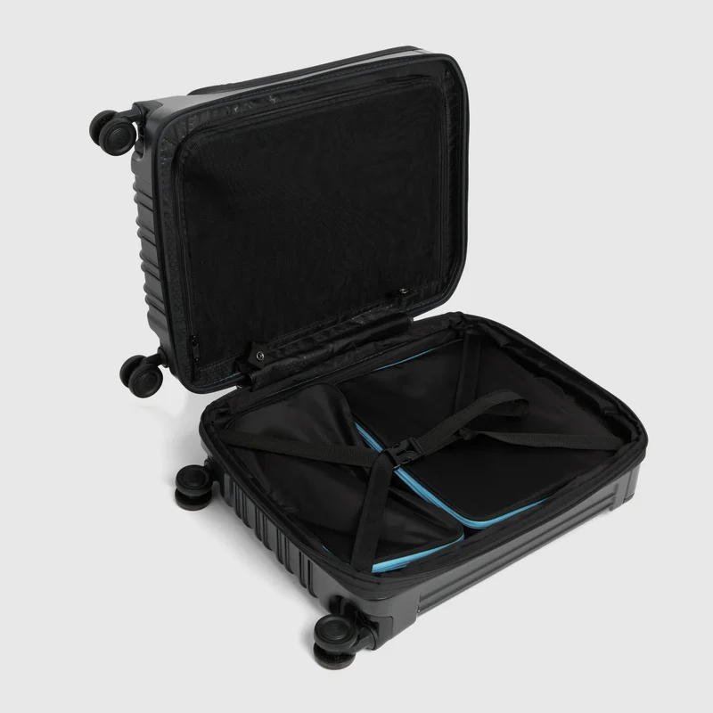 PIQUADRO MALETA DE CABINA PQ LIGHT PARA PORTÁTIL 17,3" CON APERTURA DOBLE