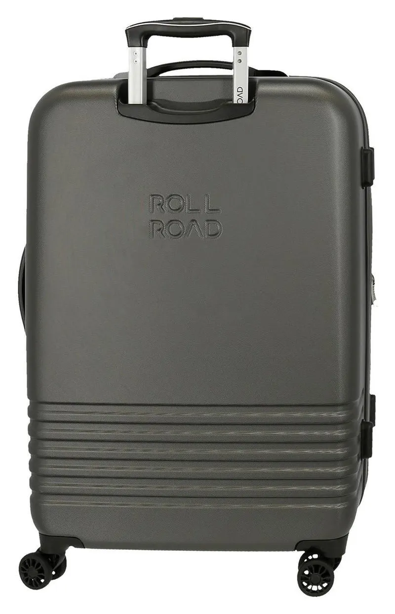 5089322 TROLLEY ABS 80CM.4R. C/ EXP. INDIA ANTRACITA