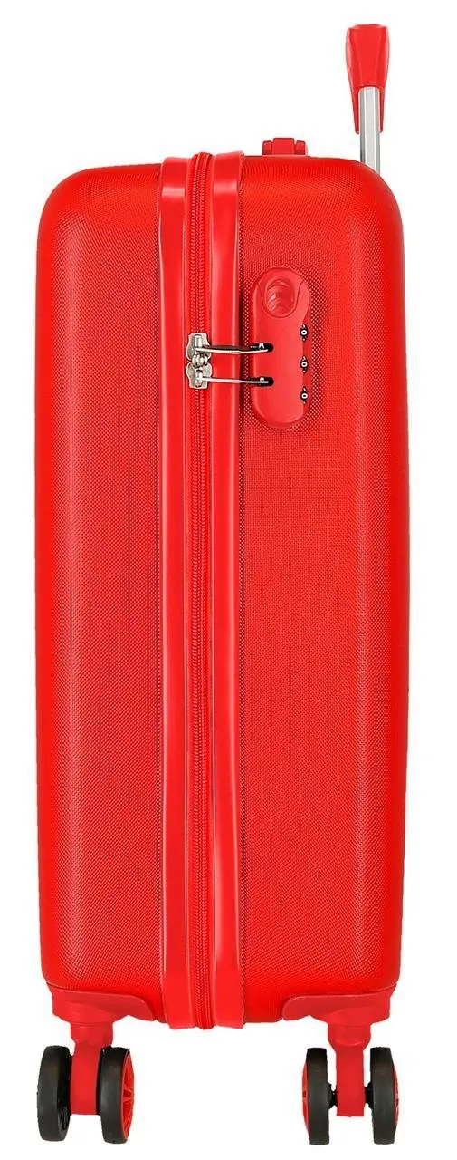 4731721 TROLLEY ABS 55CM.4R MICKEY MOUSE FASHION ROJO