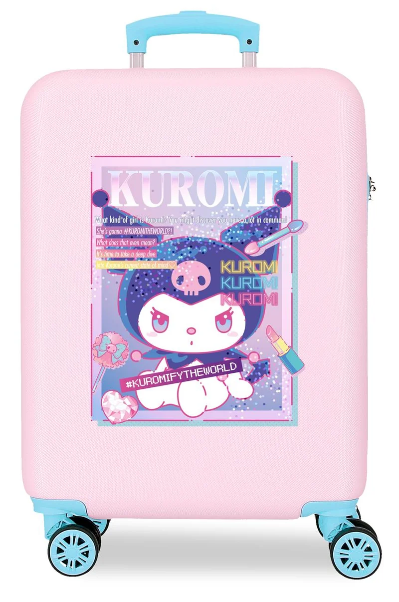 4281115 TROLLEY ABS 55CM.4R. KUROMI CURRENT MOOD ROSA