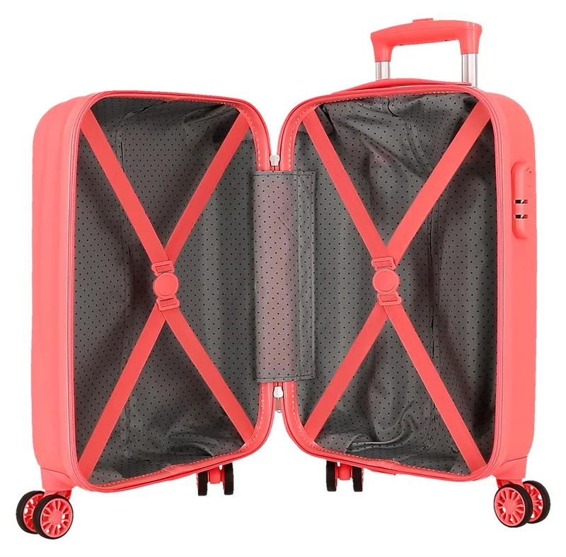4211327 TROLLEY ABS 50CM. 4R. BESTIES FOREVER BAMBI CORAL