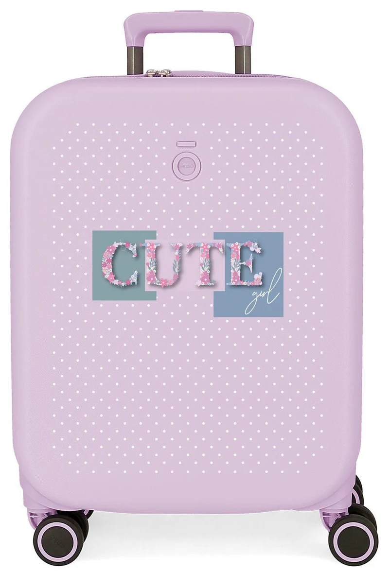 9538623 TROLLEY ABS 55CM. C/EXP. 4R. ENSO CUTE GIRL LILA